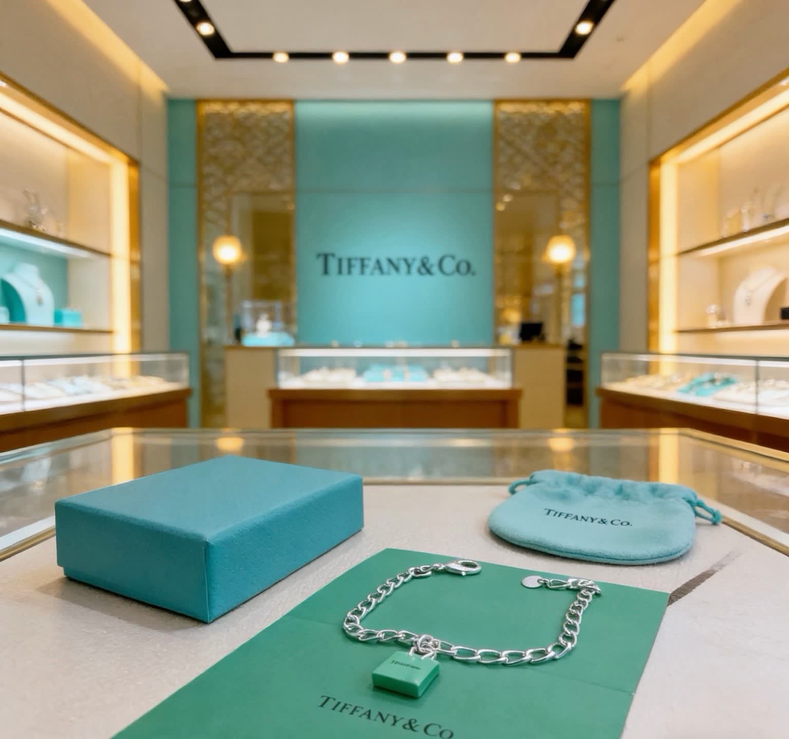 Tiffany & Co. Silver Charm Bracelet
